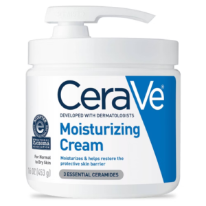 CeraVe Moisturizing Face & Body Cream with Pump for Normal to Dry Skin