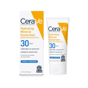 Cerave Hydrating Mineral Sunscreen Broad Spectrum Spf 30