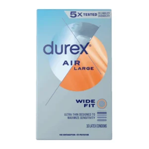 DUREX AIR LARGE CONDOM 10S