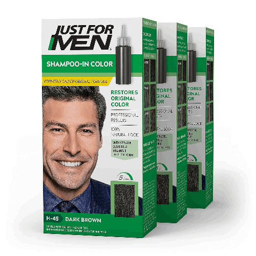 JUST FOR MEN S/HAIR COLOUR DARK BROWN H-45