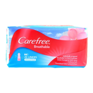 CAREFREE S/DRY LINERS 20S BREATHABLE