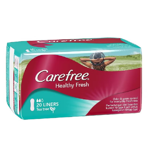 CAREFREE S/DRY LINERS 20S TEA TREE