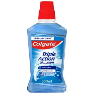 COLGATE TRIPLE ACTION MWASH XTRA+WHITE 500ML