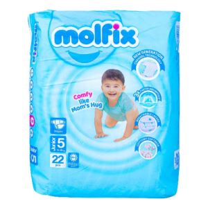 MOLFIX DIAPERS JUNIOR NO 5 22S