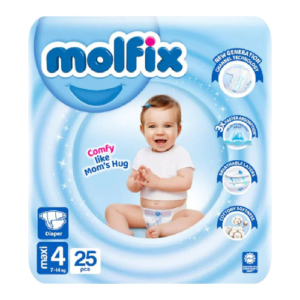 MOLFIX DIAPERS NO 4 MAXI 25S