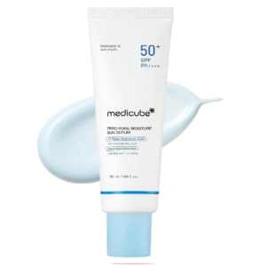 medicube zero pore moisture sun serum
