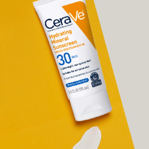 Cerave Hydrating Mineral Sunscreen Broad Spectrum Spf 50 50ml