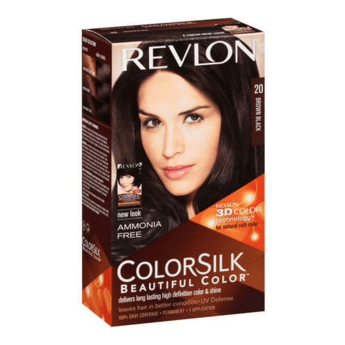 REVLON C/SILK NO 20 BROWN BLACK