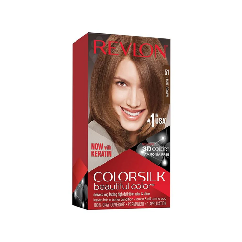REVLON COLORSILK LIGHT BROWN NO1USA