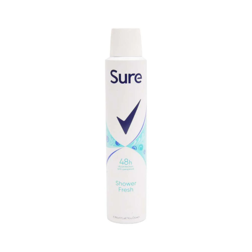 SURE B/SPRAY SHOWER FRESH 200ML