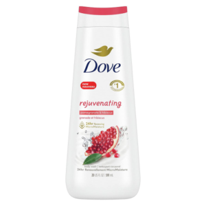 DOVE REJUVENATING POMEGRANATE & HIBISCUS TEA BODY WASH 591ML