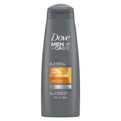 DOVE MEN SHAMPOO THICK STRONG 355ML