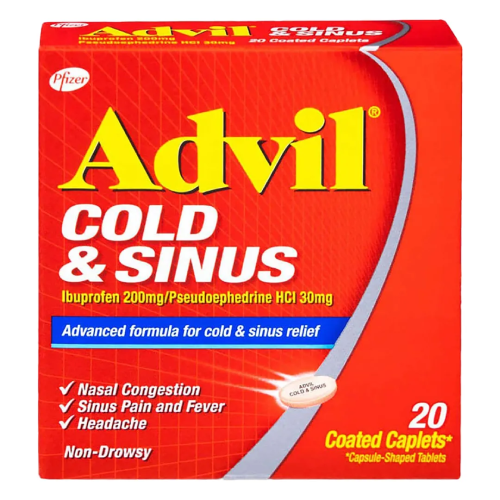 ADVIL COLD & SINUS CAP 20S SAUDI