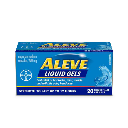 ALEVE LIQUID GELS CAP 20S