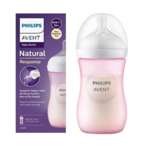 AVENT NATURAL 1M+ 260ML PINK