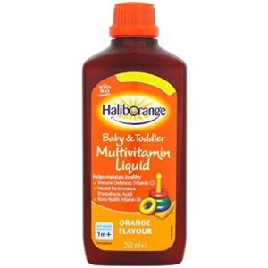 HALIBORANGE BABY & TODDLER M/V LIQUID 250ML