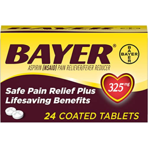 BAYER GENUINE ASPIRIN 325MG TAB 24S
