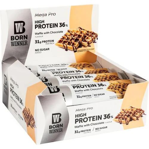 BORN WINNER HIGH PROTIEN 36% C/CHIP BAR 85G