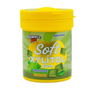 BUMBLE BEE SOFT XYLITOL GUM G/GRAPE 82G