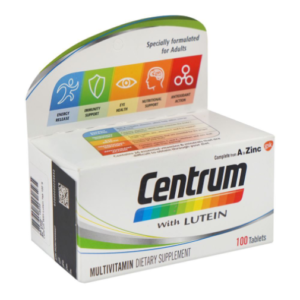 CENTRUM WITH LUTEIN G/FREE A TO Z 100S