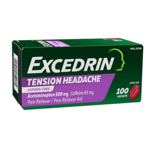 EXCEDRIN TENSION HEADACHE 500MG CAP 100S