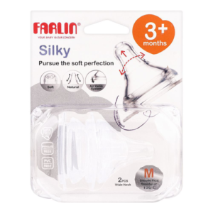 FARLIN SILICONE NIPPLE 3+M 2S