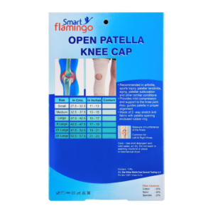 FLAMINGO OPEN PATELLA KNEE CAP (LARGE)