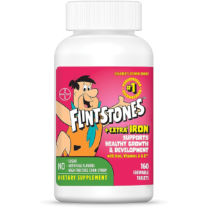 FLINTSTONES +EXTRA IRON CHEWABLE TAB 90S