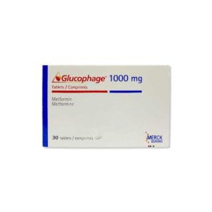 GLUCOPHAGE 1000MG TAB 30`S