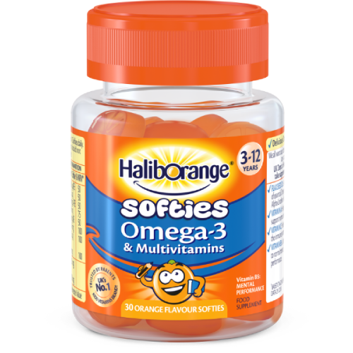 HALIBORANGE SOFTIES GUMMIES ORANGE 30S