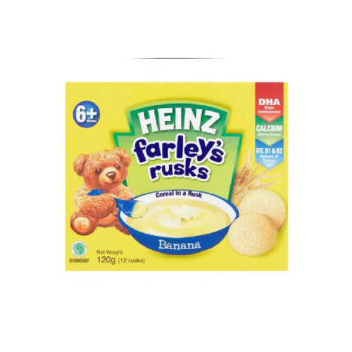 HEINZ FARLEYS RUSKS BANANA 120G