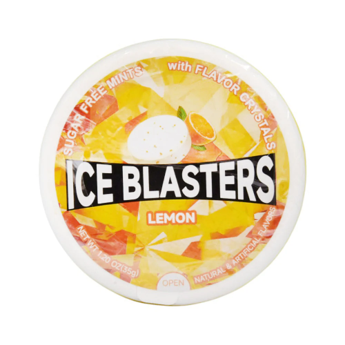 ICE BLASTERS LEMON S/FREE MINT 35G