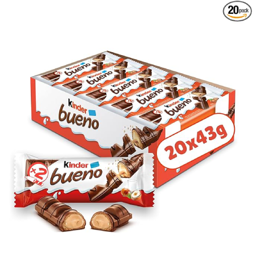KINDER BUENO CHOCOLATE BAR 43G