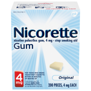 NICOTINE GUM 4MG S/FREE 10S