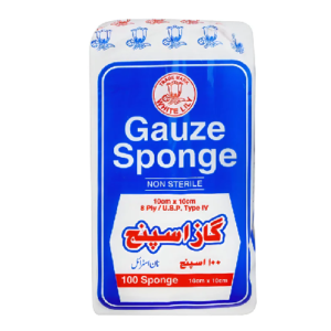 WHITE LILY GAUZE SPONGE 100S