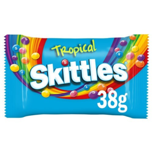 SKITTLES TROPICAL CANDY 38G