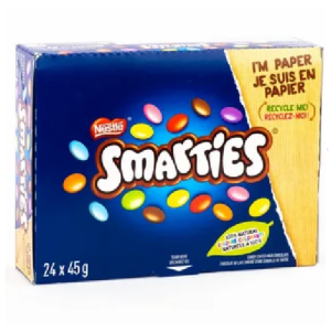 SMARTIES POUCH YELLOW 45G