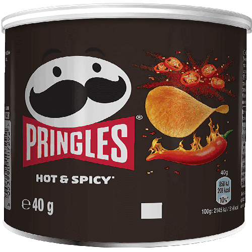 PRINGLES CHIPS HOT & SPICY 40G