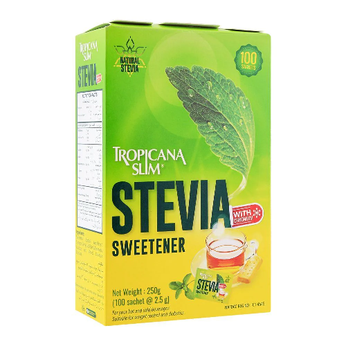 TROPICANA SLIM STEVIA SWEETENER SACH 100S