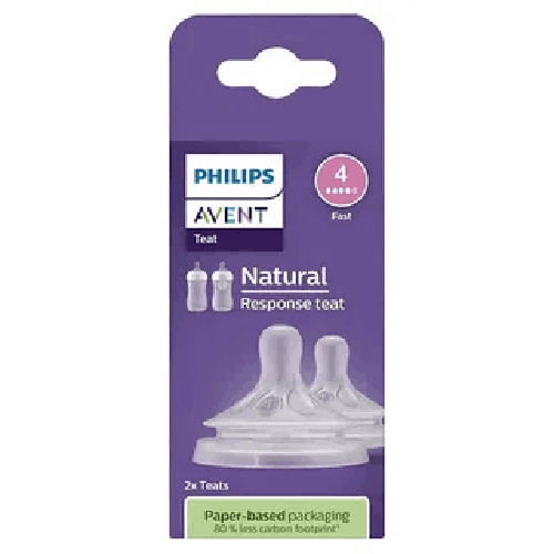 PHILIPS NATURAL TEAT 3.0T+ 6M+ PK2 SCY966/02