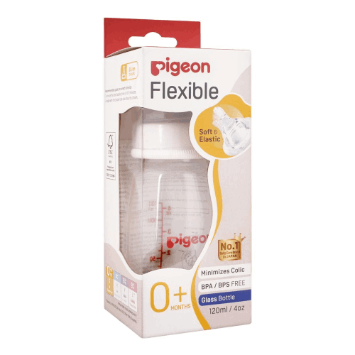 PIGEON PERISTALITIC NURSING BOTTLE 0-3M 120ML A480
