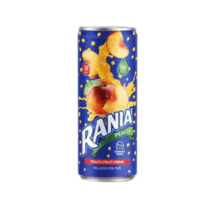 RANIA PEACH JUICE 250ML CAN