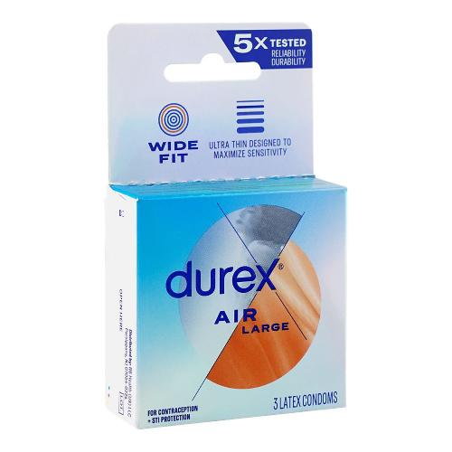 DUREX CONDOM AIR LARGE 3S