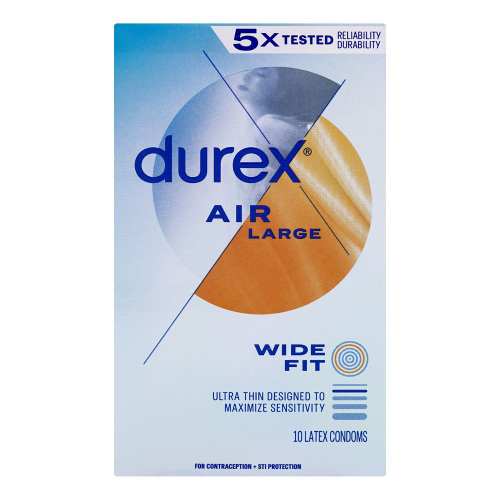 DUREX AIR LARGE CONDOM 10S